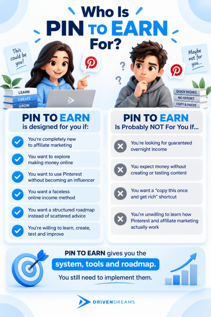 Who is Pin To Earn for?